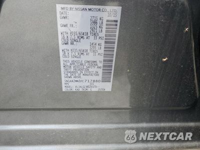 Zdjęcie 13 z 13 samochodu: 2015 NISSAN PATHFINDER S VIN:5N1AR2MN3FC717880 - miniatura