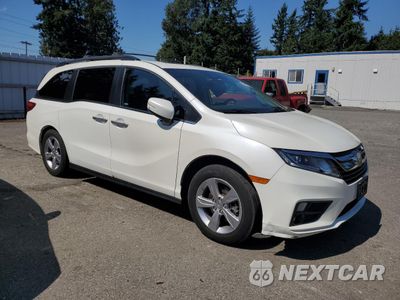 Czwarte zdjęcie samochodu z boku: 2018 HONDA ODYSSEY EXL VIN:5FNRL6H72JB050274 - miniatura