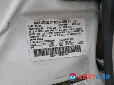 Zdjęcie 13 z 15 samochodu: 2009 INFINITI M35 BASE VIN:JNKCY01E79M802680 - miniatura