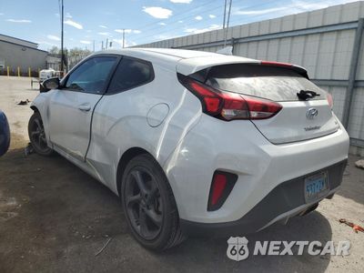 Drugie zdjęcie samochodu z przodu: 2020 HYUNDAI VELOSTER BASE VIN:KMHTG6AF7LU027204 - miniatura