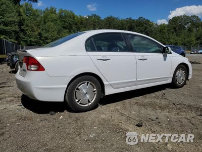 Trzecie zdjęcie samochodu z tyłu: 2010 HONDA CIVIC HYBRID VIN:JHMFA3F21AS002958 - miniatura