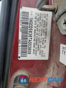 Zdjęcie 12 z 14 samochodu: 1996 HONDA ACCORD LX VIN:1HGCD5636TA003808 - miniatura