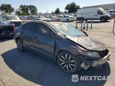 Czwarte zdjęcie samochodu z boku: 2015 HONDA CIVIC EXL VIN:2HGFB2F94FH524442 - miniatura
