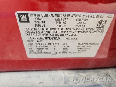 Zdjęcie 13 z 14 samochodu: 2013 CADILLAC SRX LUXURY COLLECTION VIN:3GYFNGE37DS533205 - miniatura