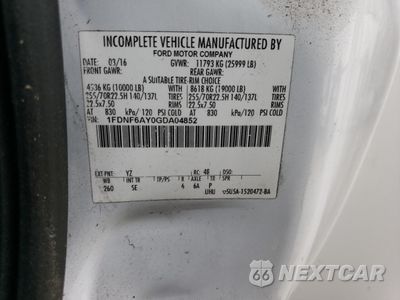 Zdjęcie 13 z 13 samochodu: 2016 FORD F650 SUPER - TRANSIT VEHICLES BUS VIN:1FDNF6AY0GDA04852 - miniatura