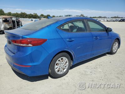 Trzecie zdjęcie samochodu z tyłu: 2017 HYUNDAI ELANTRA SE VIN:KMHD74LF6HU094969 - miniatura