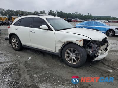Czwarte zdjęcie samochodu z boku: 2008 INFINITI FX35 VIN:JNRAS08W08X209779 - miniatura
