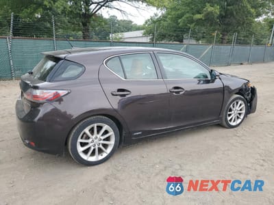 Trzecie zdjęcie samochodu z tyłu: 2012 LEXUS CT 200 VIN:JTHKD5BH2C2068952 - miniatura