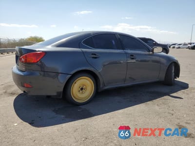 Trzecie zdjęcie samochodu z tyłu: 2006 LEXUS IS 250 VIN:JTHBK262665009593 - miniatura