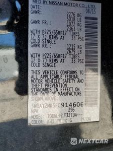Zdjęcie 13 z 15 samochodu: 2015 NISSAN ROGUE S VIN:5N1AT2MK5FC914606 - miniatura