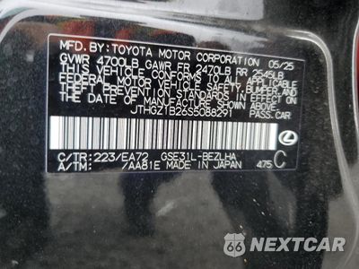 Zdjęcie 12 z 14 samochodu: 2025 LEXUS IS 350 F SPORT DESIGN VIN:JTHGZ1B26S5088291 - miniatura
