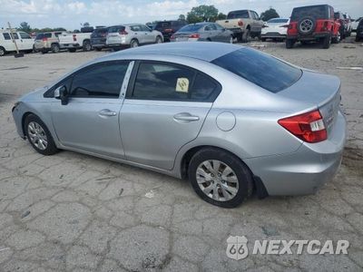 Drugie zdjęcie samochodu z przodu: 2012 HONDA CIVIC LX VIN:19XFB2F54CE023456 - miniatura