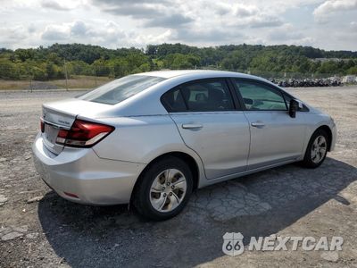 Trzecie zdjęcie samochodu z tyłu: 2013 HONDA CIVIC LX VIN:2HGFB2F53DH561833 - miniatura