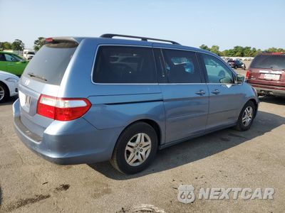 Trzecie zdjęcie samochodu z tyłu: 2007 HONDA ODYSSEY EXL VIN:5FNRL38607B017286 - miniatura