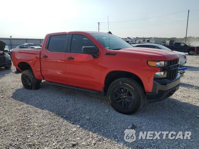 Czwarte zdjęcie samochodu z boku: 2021 CHEVROLET SILVERADO K1500 TRAIL BOSS CUSTOM VIN:3GCPYCEL8MG306781 - miniatura