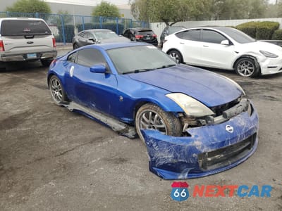 Czwarte zdjęcie samochodu z boku: 2005 NISSAN 350Z COUPE VIN:JN1AZ34D05M603543 - miniatura