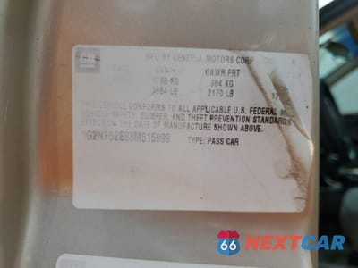 Zdjęcie 13 z 14 samochodu: 2003 PONTIAC GRAND AM SE1 VIN:1G2NF52E83M515999 - miniatura