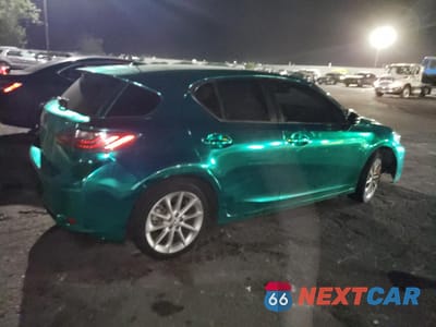 Trzecie zdjęcie samochodu z tyłu: 2013 LEXUS CT 200 VIN:JTHKD5BH1D2157266 - miniatura