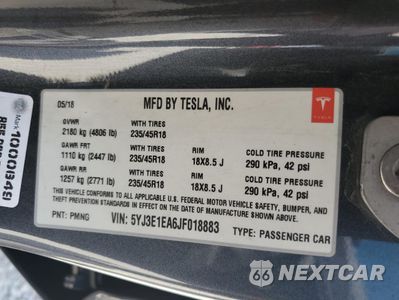 Zdjęcie 12 z 14 samochodu: 2018 TESLA MODEL 3 VIN:5YJ3E1EA6JF018883 - miniatura