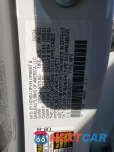 Zdjęcie 12 z 13 samochodu: 2024 ACURA RDX VIN:5J8TC2H3XRL027377 - miniatura