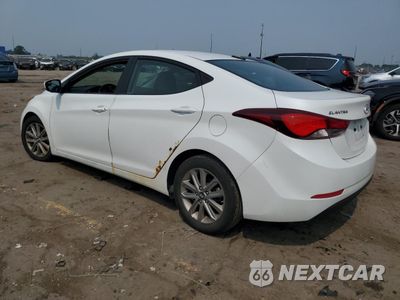 Drugie zdjęcie samochodu z przodu: 2016 HYUNDAI ELANTRA SE VIN:5NPDH4AE0GH700741 - miniatura