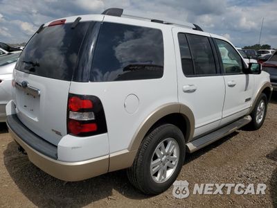 Trzecie zdjęcie samochodu z tyłu: 2007 FORD EXPLORER EDDIE BAUER VIN:1FMEU74E67UA73929 - miniatura