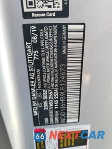 Zdjęcie 12 z 12 samochodu: 2020 MERCEDES-BENZ E 450 VIN:WDD1J6HB9LF124673 - miniatura