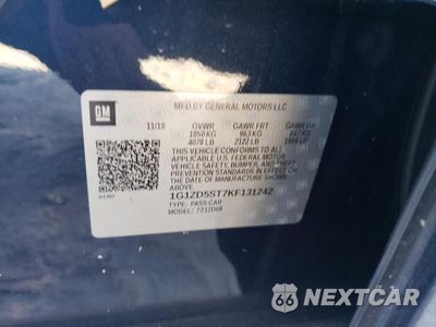 Zdjęcie 12 z 12 samochodu: 2019 CHEVROLET MALIBU LT VIN:1G1ZD5ST7KF131242 - miniatura
