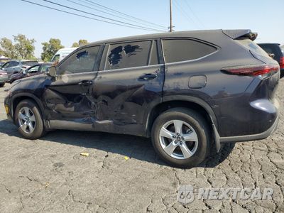 Drugie zdjęcie samochodu z przodu: 2024 TOYOTA HIGHLANDER LE VIN:5TDKDRBH8RS545457 - miniatura