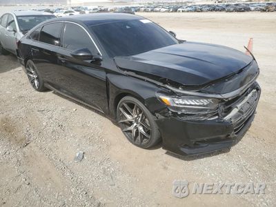 Czwarte zdjęcie samochodu z boku: 2022 HONDA ACCORD SPORT SE VIN:1HGCV1F43NA017487 - miniatura