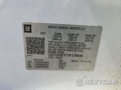 Zdjęcie 12 z 14 samochodu: 2018 GMC SIERRA K2500 DENALI VIN:1GT12UEY7JF178846 - miniatura
