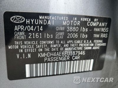 Zdjęcie 12 z 14 samochodu: 2014 HYUNDAI ELANTRA SE VIN:KMHDH4AE6EU187946 - miniatura