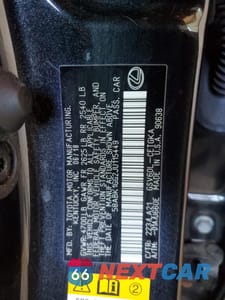 Zdjęcie 12 z 12 samochodu: 2018 LEXUS ES 350 VIN:58ABK1GG2JU115449 - miniatura