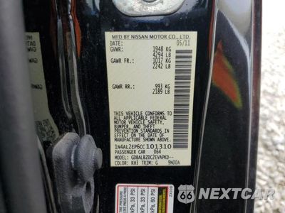 Zdjęcie 12 z 12 samochodu: 2012 NISS ALTIMA 2.5 VIN:1N4AL2EP6CC101310 - miniatura