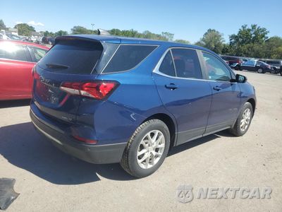 Trzecie zdjęcie samochodu z tyłu: 2022 CHEVROLET EQUINOX LT VIN:3GNAXUEV7NL148269 - miniatura