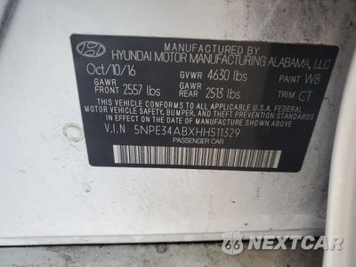 Zdjęcie 12 z 13 samochodu: 2017 HYUNDAI SONATA SPORT VIN:5NPE34ABXHH511329 - miniatura