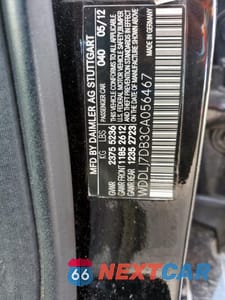 Zdjęcie 12 z 12 samochodu: 2012 MERCEDES-BENZ CLS 550 VIN:WDDLJ7DB3CA056467 - miniatura