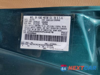 Zdjęcie 12 z 12 samochodu: 1997 FORD MUSTANG COBRA VIN:1FALP46VXVF144278 - miniatura