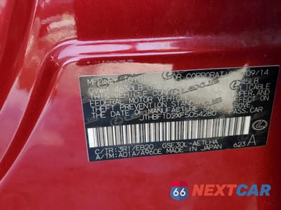 Zdjęcie 12 z 14 samochodu: 2015 LEXUS IS 250 VIN:JTHBF1D2XF5054280 - miniatura