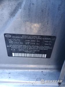 Zdjęcie 12 z 13 samochodu: 2016 HYUNDAI ELANTRA SE VIN:5NPDH4AE7GH768194 - miniatura