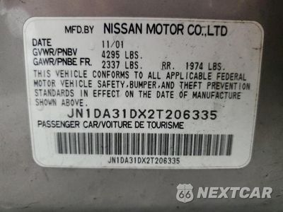 Zdjęcie 12 z 12 samochodu: 2002 NISSAN MAXIMA GLE VIN:JN1DA31DX2T206335 - miniatura