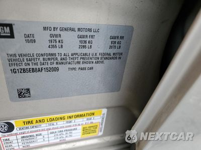 Zdjęcie 13 z 13 samochodu: 2010 CHEVROLET MALIBU LS VIN:1G1ZB5EB8AF152009 - miniatura