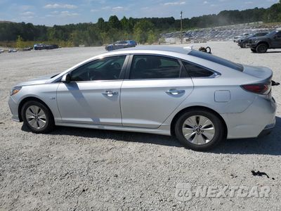 Drugie zdjęcie samochodu z przodu: 2018 HYUNDAI SONATA HYBRID VIN:KMHE24L38JA082208 - miniatura