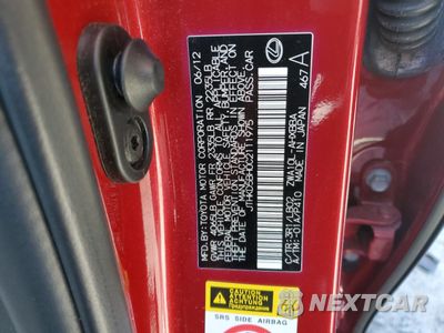 Zdjęcie 12 z 12 samochodu: 2012 LEXUS CT 200 VIN:JTHKD5BH0C2111975 - miniatura