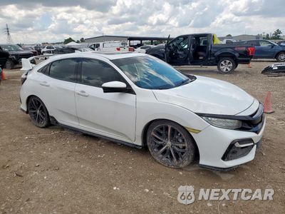Czwarte zdjęcie samochodu z boku: 2021 HONDA CIVIC SPORT TOURING VIN:SHHFK7H97MU215171 - miniatura