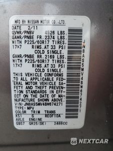 Zdjęcie 13 z 13 samochodu: 2011 NISSAN ROGUE S VIN:JN8AS5MV4BW674271 - miniatura