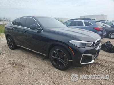 Czwarte zdjęcie samochodu z boku: 2020 BMW X6 XDRIVE40I VIN:5UXCY6C05L9D52478 - miniatura