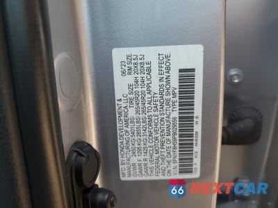 Zdjęcie 13 z 14 samochodu: 2023 HONDA PASSPORT EXL VIN:5FNYF8H59PB029556 - miniatura