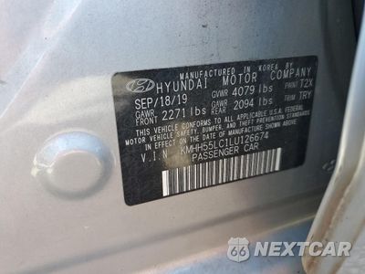 Zdjęcie 12 z 12 samochodu: 2020 HYUNDAI ELANTRA GT N LINE VIN:KMHH55LC1LU126674 - miniatura