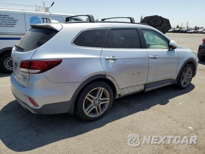 Trzecie zdjęcie samochodu z tyłu: 2017 HYUNDAI SANTA FE SE ULTIMATE VIN:KM8SR4HF7HU216278 - miniatura
